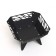 Focus for a fire, black, metal thickness 1 mm, 51.2 x 51.2 x 30.5 cm