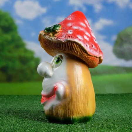 Garden figure "Fleeter with a frog" Big-1