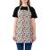 Apron kitchen with a photo print "Easter dyes", adjustable, size OS