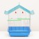 Poultry cell equipped BD-1/1D, 30 x 23 x 39 cm, blue