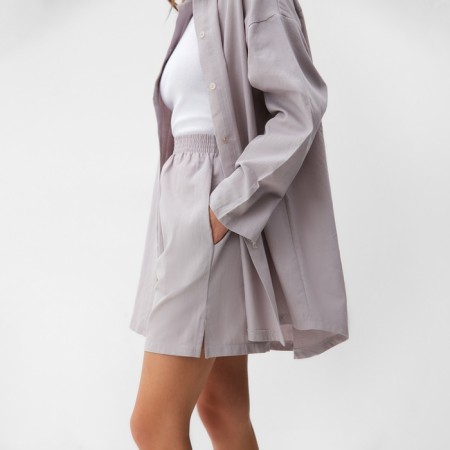 Female set (shirt, shorts) KAFTAN Size 48-50, gray-6