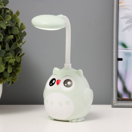 Night Owl LED 3W USB AKB pistachio 8.5x7x20 cm-1