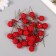 Decor for creativity "Black Black Sea" set 25 pcs red 1.4x1.4x6.3 cm