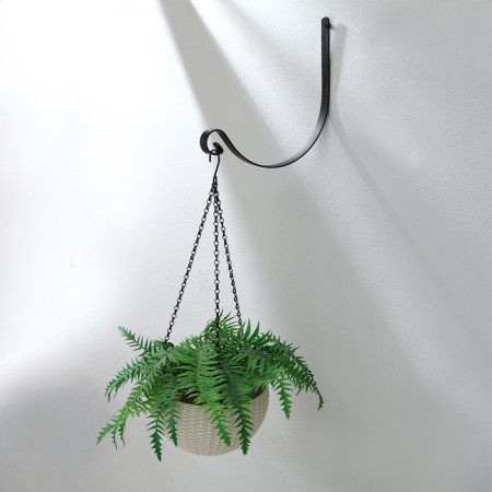 Bracket for kashpo kovaya, 28 cm, metal, black-9