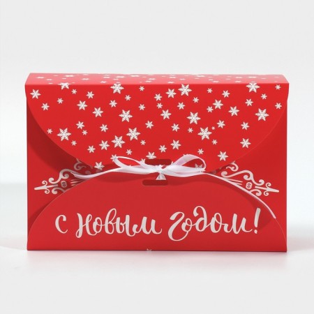 Box the team "Happy New Year", 28 x 18 x 8 cm, New Year-2