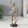 Polystone souvenir "Little ballerina in a silver pack and month" 11x8x18.2 cm