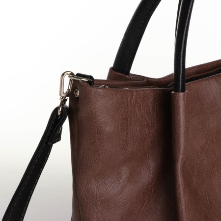 Bag Female, average size, brown color-3