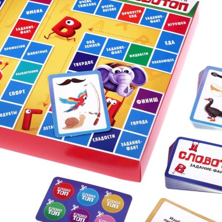 Board Game "Word -Top", 6+-3