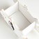 Kashpo wooden "Cat with mouse" Small 19x7.5x12 cm white