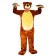 Carnival costume "Brown Bear", overalls, hat, p. 50-52, height 180 cm, Mix colors