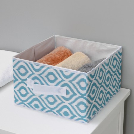 The storage box "Laguna", 29 × 18 × 18 cm, the color turquoise-7