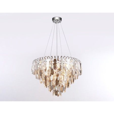 Crystal chandelier with Ambrella Light, Traditional, Tr5257, E27, Color Chrome-5
