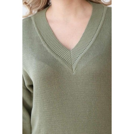 Female pulver, size 62, olive color-3