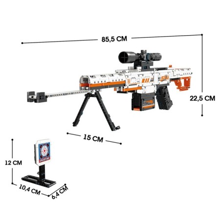 Designer weapons "SIG-550, shoots soft bullets, 692 parts-1