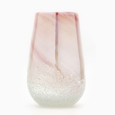 Elen flower vase of colored glass 24 × 14.2 × 14.2 cm