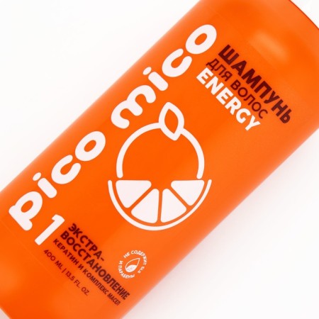Ceratin shampoo and a complex of oils, extravocation, 400 ml, Pico Mico-4