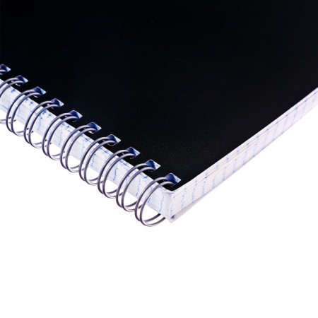 Notebook on the crest of Calligrata "Graphics on the Black", A4, 80 sheets, in a cage, cover coated cardboard, twin-lame, offset block-2