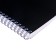 Notebook on the crest of Calligrata "Graphics on the Black", A4, 80 sheets, in a cage, cover coated cardboard, twin-lame, offset block