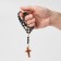 Parsing wooden "Orthodox" 50 beads through a ball, black color