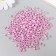 Set of beads "needlework" plastic, diameter 5 mm, 25 g, light pink