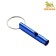 Small metal whistle for dogs, 4.6 x 0.8 cm, blue