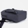 School backpack of textiles on the zipper Textura, 3 pockets, dark gray color