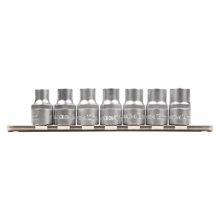 A set of end heads AIRLINE AT-7-30, 1/2 "DR, hexagonal, 7 items, 8-14 mm-2