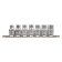 A set of end heads AIRLINE AT-7-30, 1/2 "DR, hexagonal, 7 items, 8-14 mm