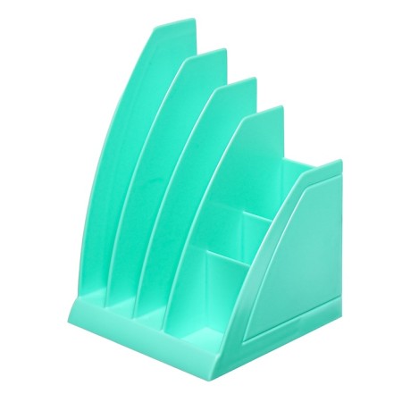Vertical papers, 6 departments, Erichkrause "Regatta Pastel Bloom", Green-1