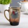 Glass mug “I love”, 300 ml, mix drawing