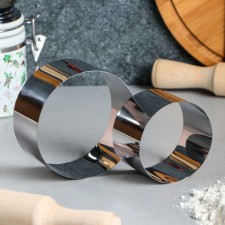 A set of baking forms and calculation 
