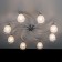 Ceiling chandelier Citilux "Christie" CL152180, 79x79x19 cm, 8x75W, E27, white color