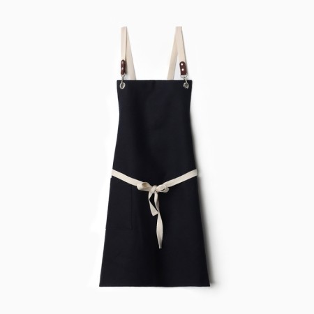 Apron Ethel Minimalist Design 60x70 cm, Dark Color, Lenon 54%, cotton 46% 500 g/m2