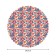 The tablecloth "Bright flowers", round, Saten, d = 150 cm