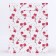 Gift box-package, packaging with a cut handle, "flowers", 24 x 12 x 31 cm