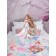 Aquarelle blanket, size 200x220 cm, multicolor color