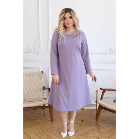 Women's dress, size 52, lilac color-11