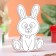 Magic coloring "Bunny", reusable, 8x6.5 cm