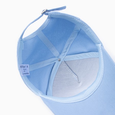Baseball cap for a boy, blue color, size 52-54-3