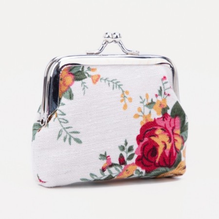Women's wallet on the farmar, white color