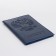 Cover for passport, dark blue color