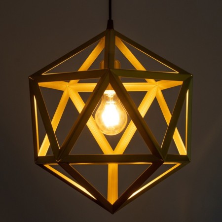 Lamp 2623/1 E27 40W gold 35x35x35-135 cm-3
