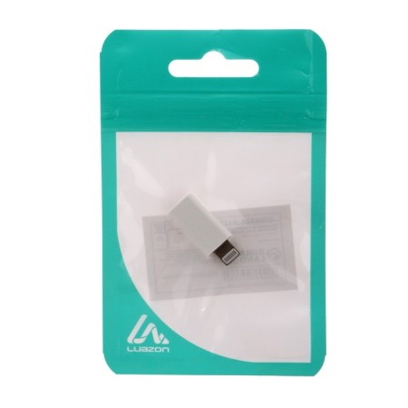 Luazon LE-016 adapter, from Type-C to Lightning, 1 pc, white-6