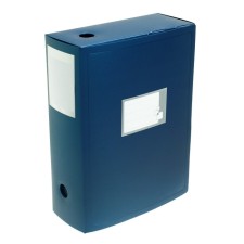 A4 Calligrata archive folder archive, 100 mm spine, plastic, cut fastener, blue, up to 900 sheets