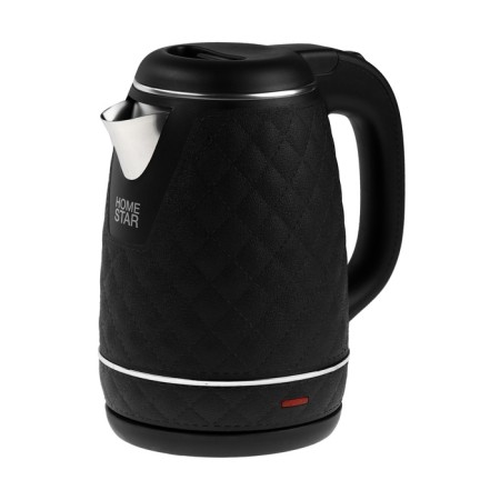 Electric kettle Homestar HS-1007, plastic, flair, 1.7 l, 1500 watts, black