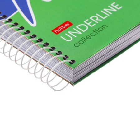 College-wiper 120 sheets, in a cage on a crest, undrline, solid cover, offset block-2