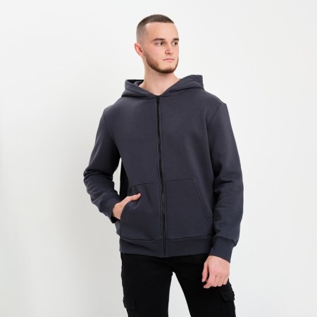Male sweatshirt is formed, color graphite, size 52-3