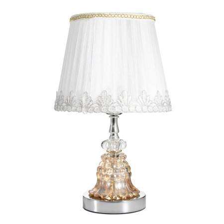 The desktop lamp with an RGB backlight "Arion" 1x40W E27 220V chrome 21x21x35 cm.-7