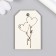 Birk "Shariki-Health" white 4x6 cm