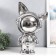 Souvenir Ceramics "Cosmonaut - Fox" silver 20x30x49 cm